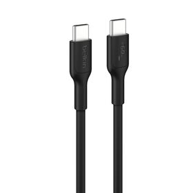USB-C to USB-C Cable 60W, 3.3ft/1m, Black, Black, hi-res