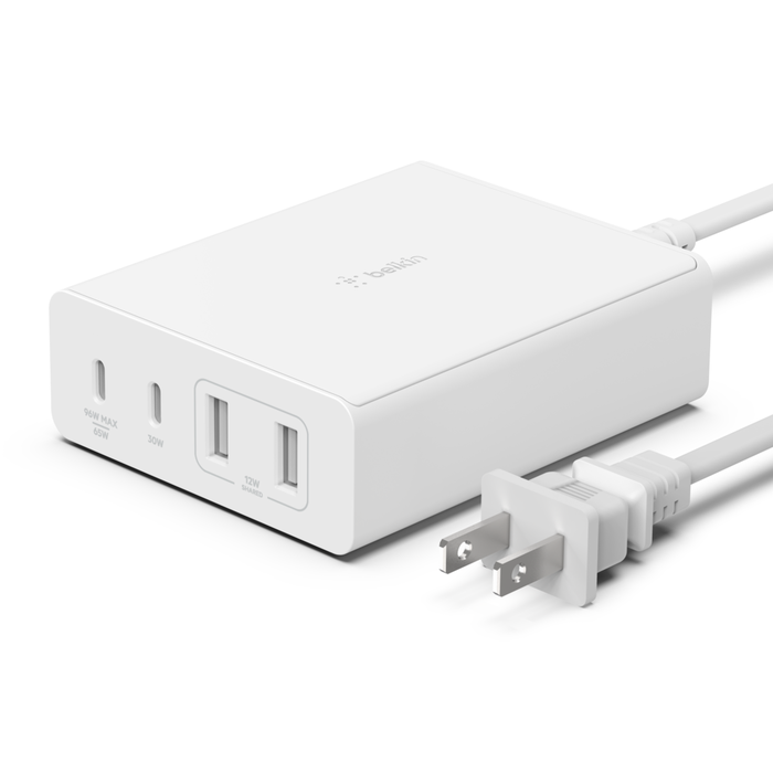 4-Port GaN Charger 108W, White, hi-res