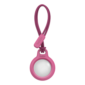 Anneau de protection avec cordon d'attache pour AirTag, Rose, hi-res