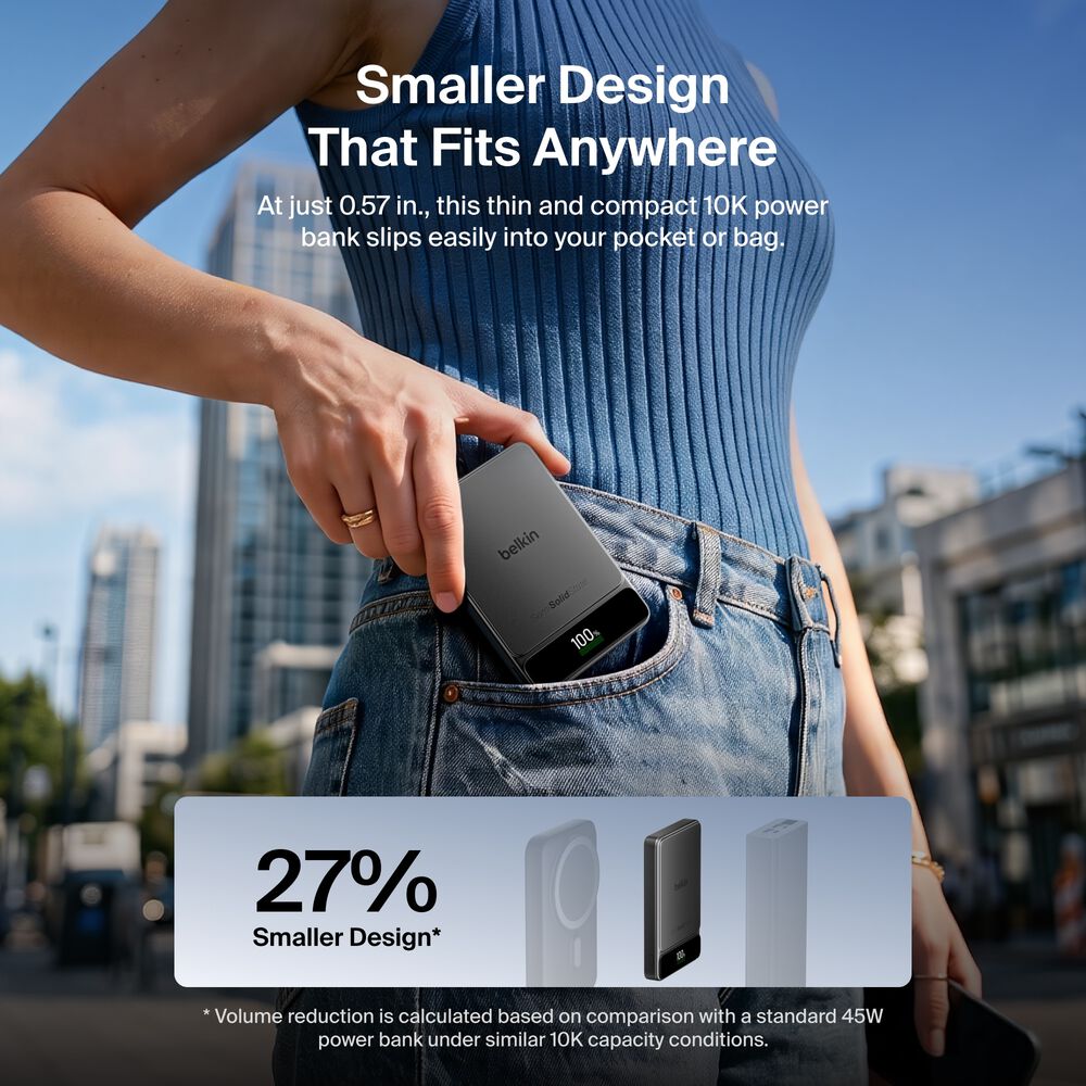 Power Bank 10K with BoostSolid Cell, Black, hi-res