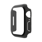 TemperedCurve 2-in-1 antimicrobi&euml;le screenprotector + bumper voor Apple Watch, Zwart, hi-res