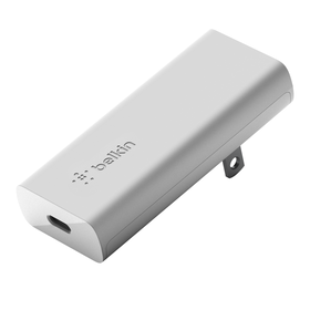 20W USB-C PD GaN Wall Charger + USB-C to Lightning Cable, White, hi-res