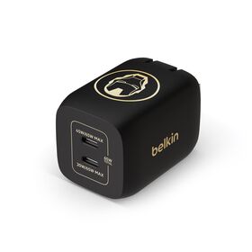 采用 PPS 65 瓦的双 USB-C® GaN 壁式充电器 (漫威系列)