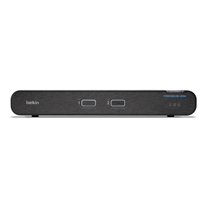 Universal 2nd Gen Secure KVM Switch, 2-Port Single Head No CAC, Zwart, hi-res