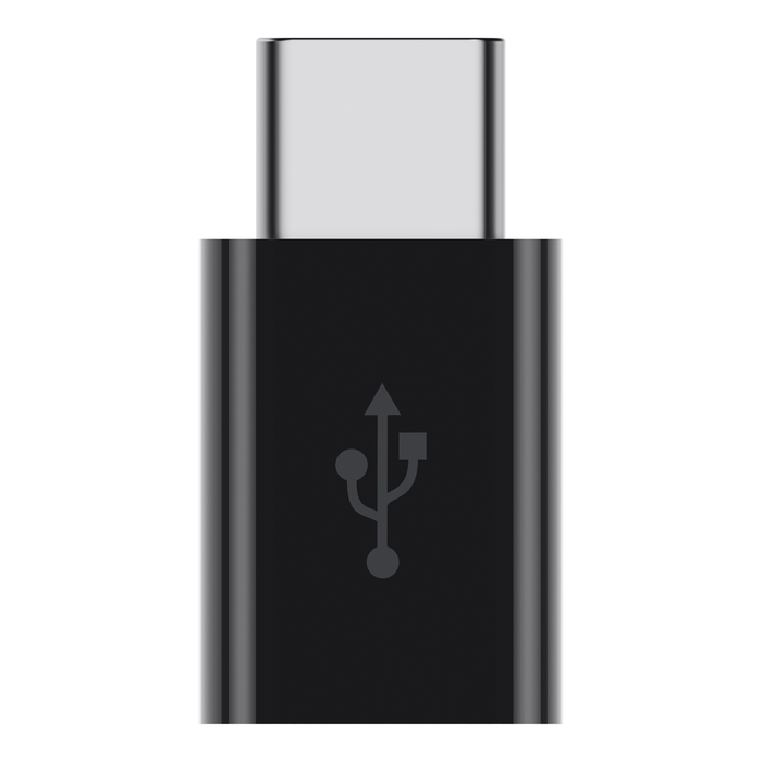 USB-C 轉 Micro USB 適配器（USB Type-C）, Black, hi-res