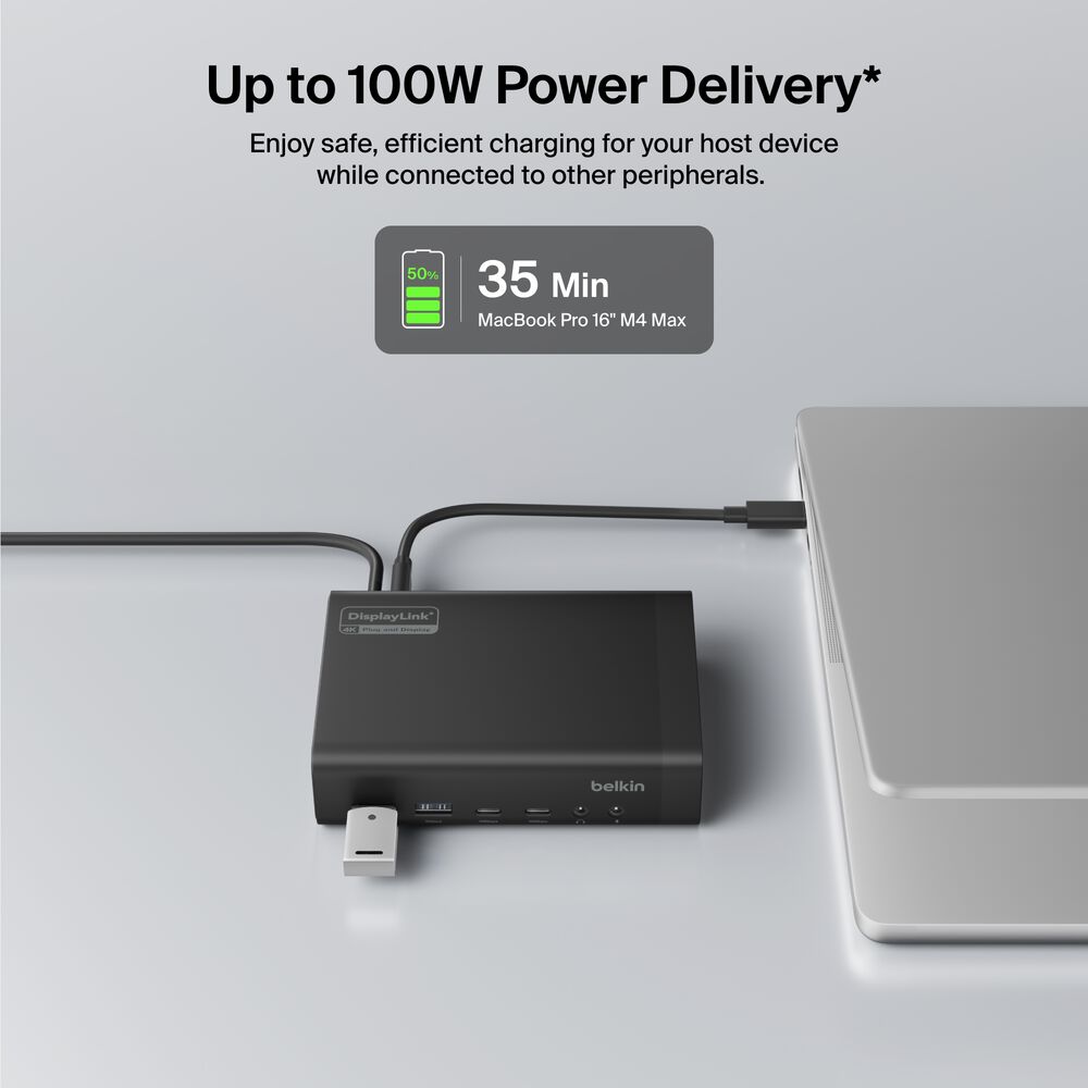 Universal 14-Port Dual Display USB-C Dock, , hi-res