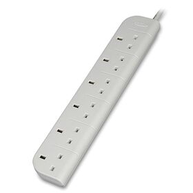 Economy Series 6-Socket Surge Protector, , hi-res