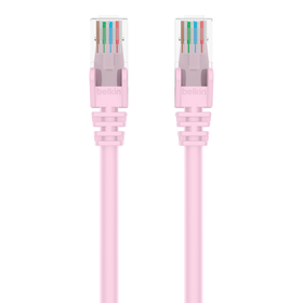 RJ45 CAT-5e Patch Cable, Snagless Molded Pink 01, Pink, hi-res