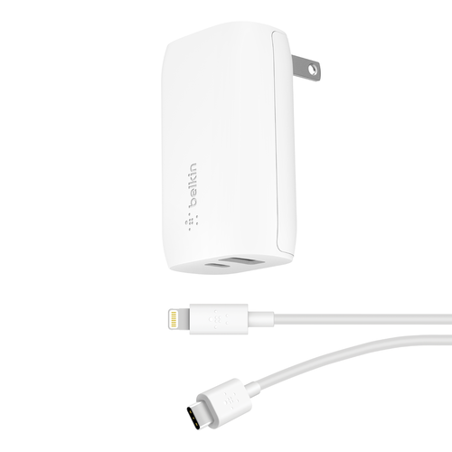 32W USB-C PD Charger + USB-C to Lightning Cable | Belkin