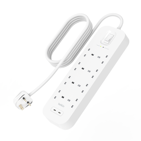 USB-C 充電 8 位防雷保護拖板 (連兩位USB-C充電), , hi-res