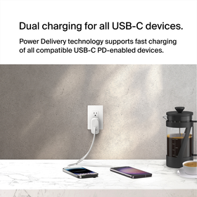 USB-C® Wall Charger with PPS 60W, White, hi-res