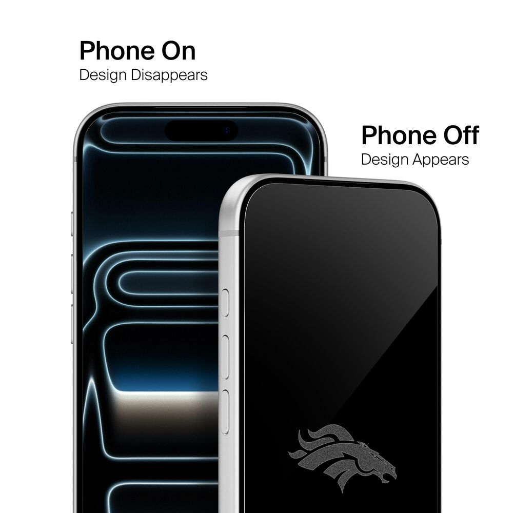 Denver Broncos Custom Glass Screen Protector, , hi-res