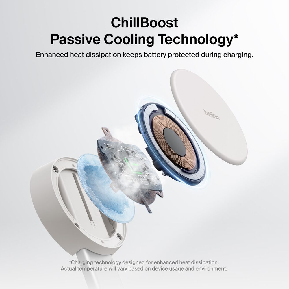 2-in-1 Convertible Magnetic Charger with Qi2 25W, Sand, hi-res