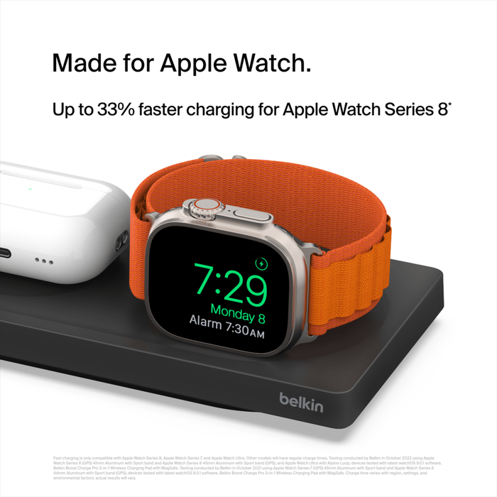 Belkin 3 in 1 Wireless Charging Pad with MagSafe
