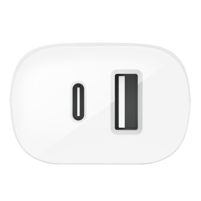 BOOST↑CHARGE™ 30W USB-C PD + USB-A Wall Charger, White, hi-res