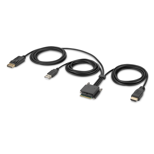 Modular HDMI and DP Dual Head Host Cable 6ft / 1.8m