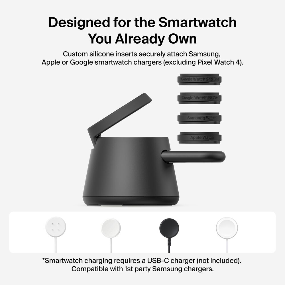 Modular Charging Dock with Qi2 25W, Black, hi-res