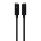 Cable Thunderbolt™ 3 de USB-C™ a USB-C (100 W, 2 metros), Negro, hi-res