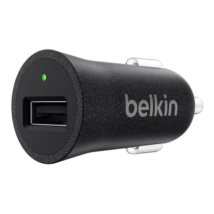 Metallic Car Charger, Black, hi-res