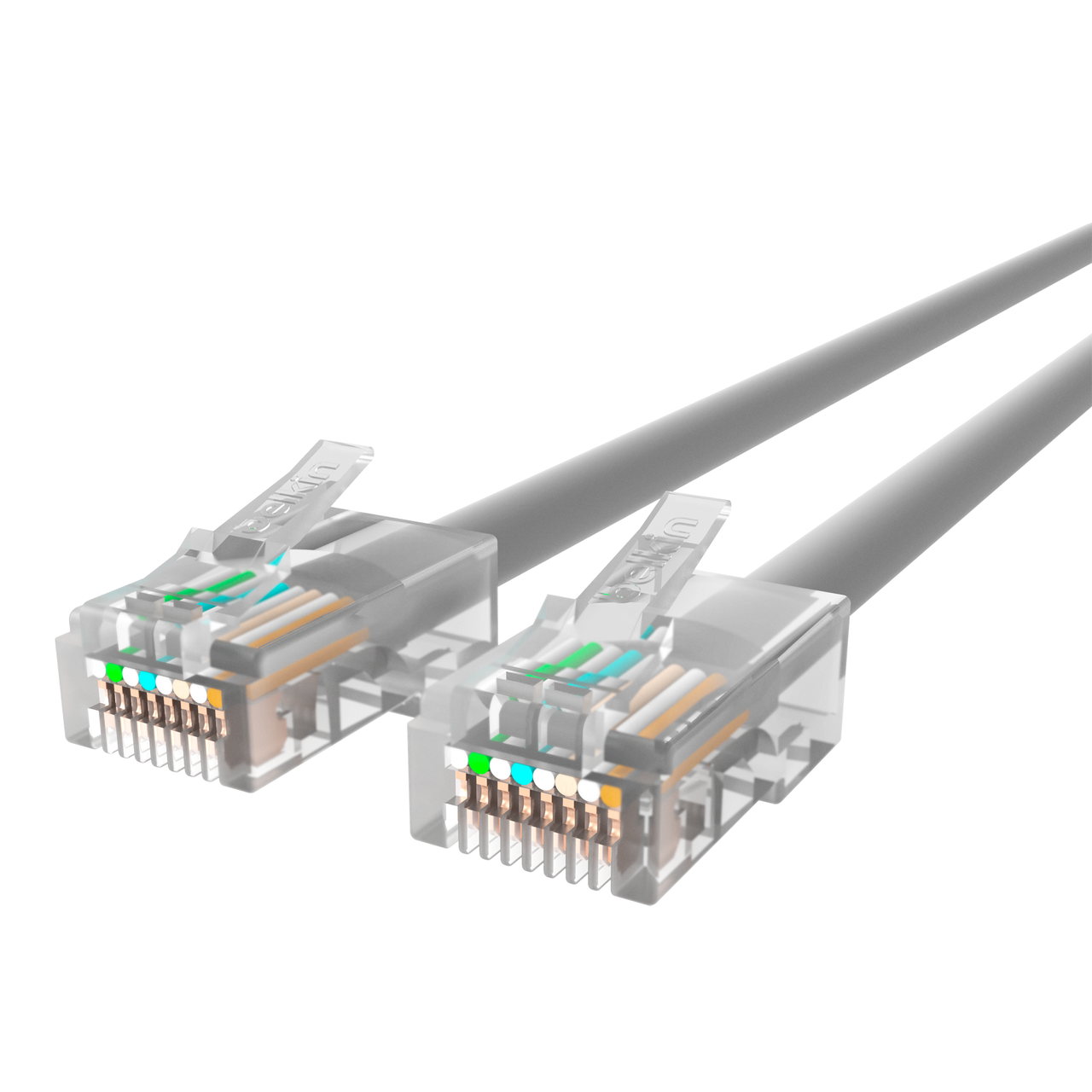 Belkin BELKIN Cordon de brassage Ethernet RJ45 Cat5e UTP sans accroc 0,5 m Gris 