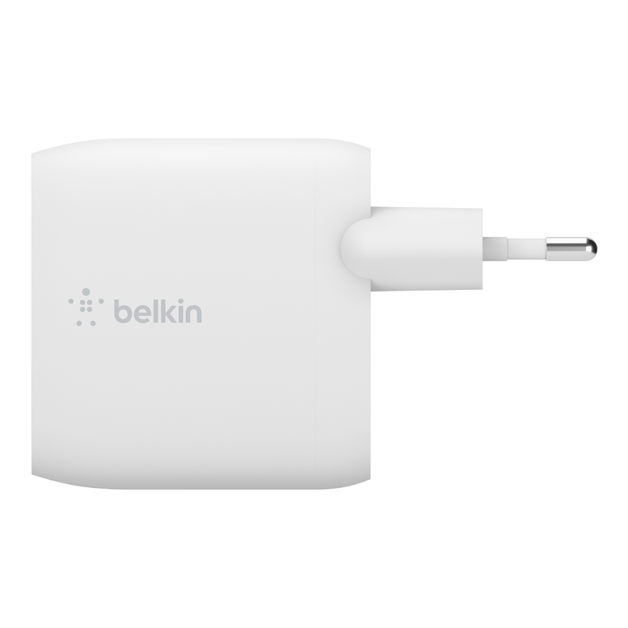 Belkin BoostCharge - Adaptador de cargador de coche USB de 24 W de 2  puertos - Cargador de coche de doble puerto con puertos de carga rápida de  12 W y