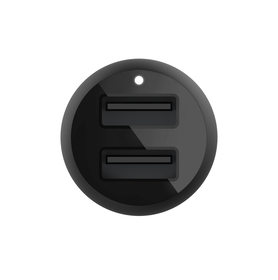 デュアルUSB-Aカーチャージャー24W + USB-A to Lightningケーブル, Black, hi-res