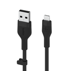 C&acirc;ble USB-A avec connecteur Lightning, Noir, hi-res