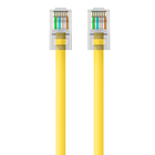 CAT6 Ethernet Patch Cable, RJ45, M/M, Yellow, hi-res