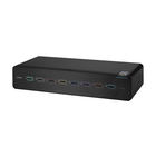 Universal 2nd Gen Secure KVM Switch, 8-Port Dual Head w/ CAC, Black, hi-res