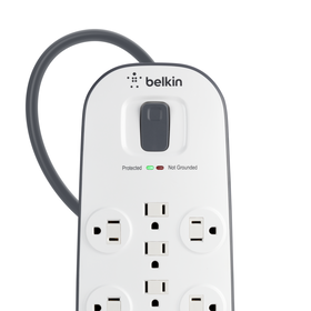 12 Outlet Surge Protector with USB Charging, , hi-res