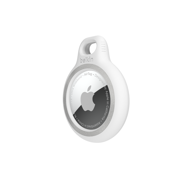 Reflective Secure Holder with Key Ring for Apple AirTag