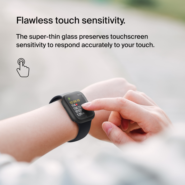 TemperedCurve 2 in 1 Screen Protector for Apple Watch Belkin US