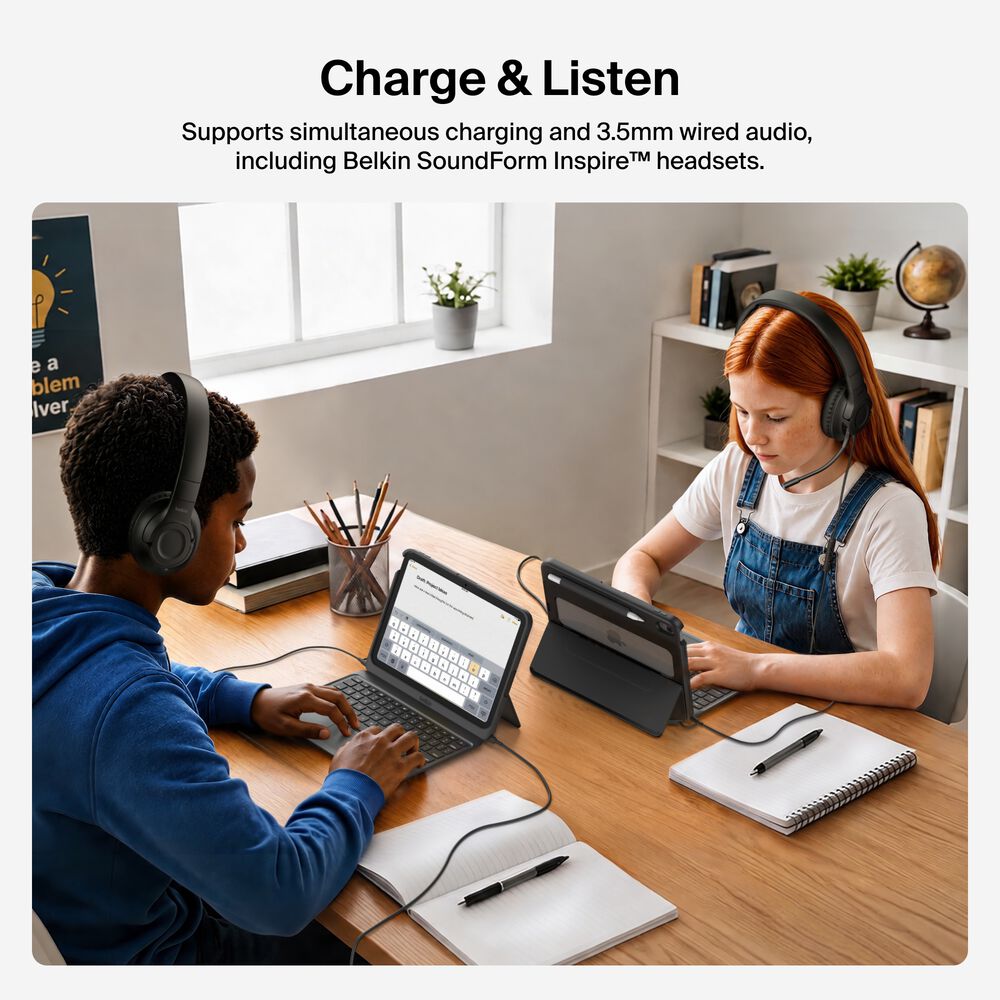USB-C Keyboard Folio with Display Hub for iPad, , hi-res