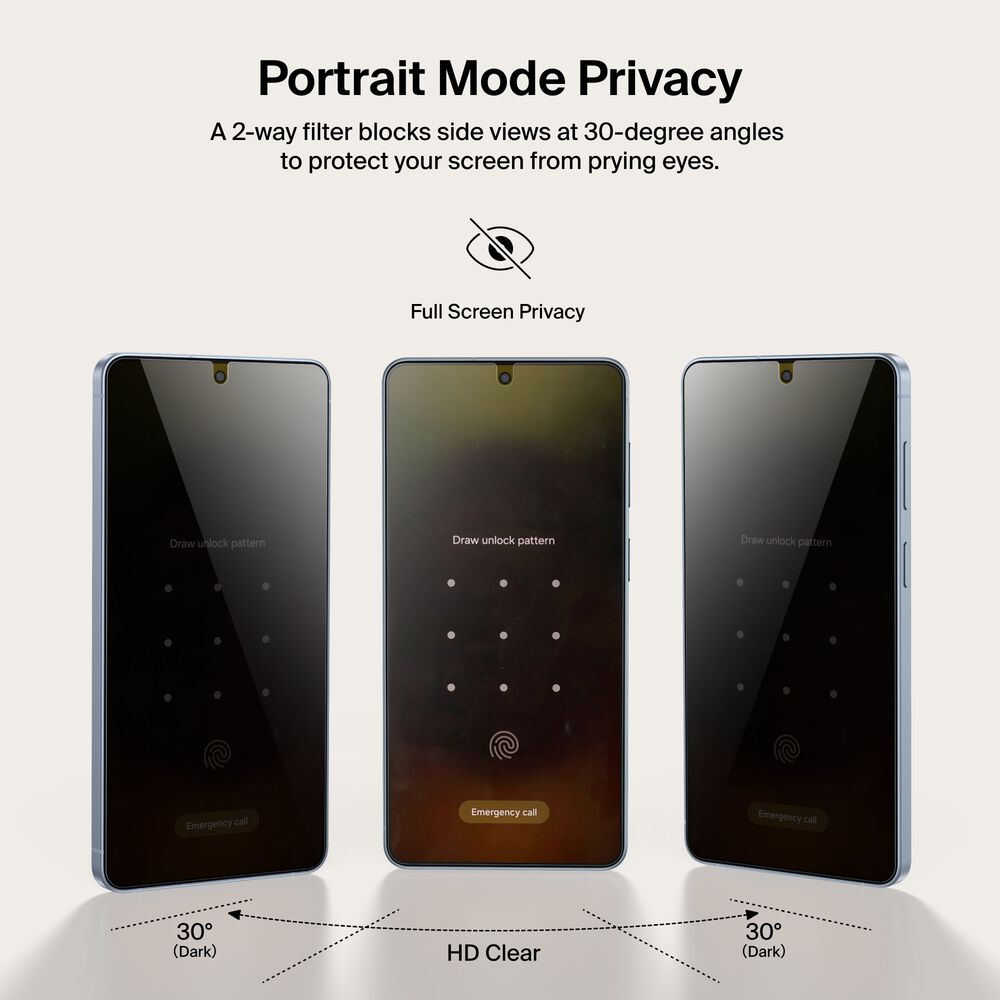 Titan SmartShield Privacy Filter Screen Protector for Samsung Galaxy S26+, , hi-res