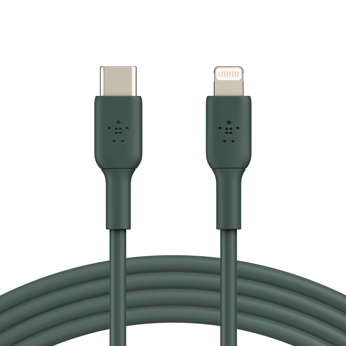 USB-C to Lightning Cable, Midnight Green, hi-res