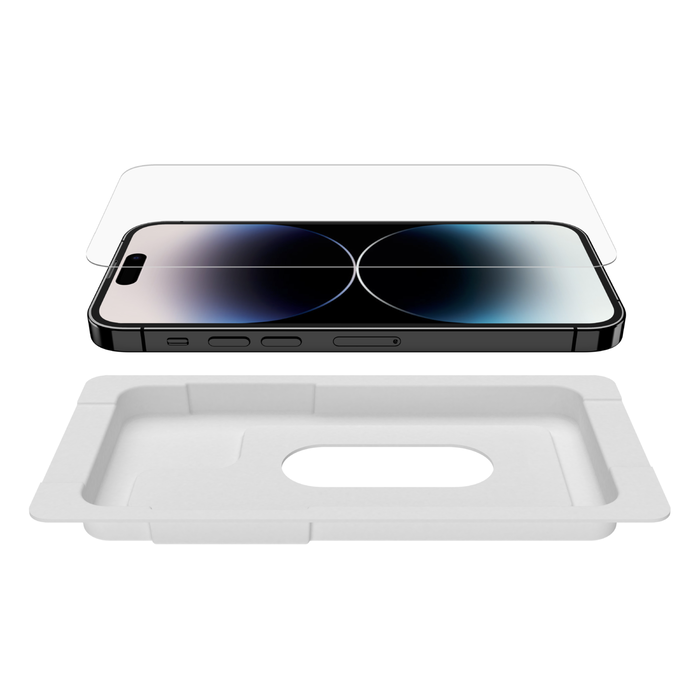 Protection d'écran TemperedGlass avec traitement antimicrobien pour iPhone 14 Pro, , hi-res