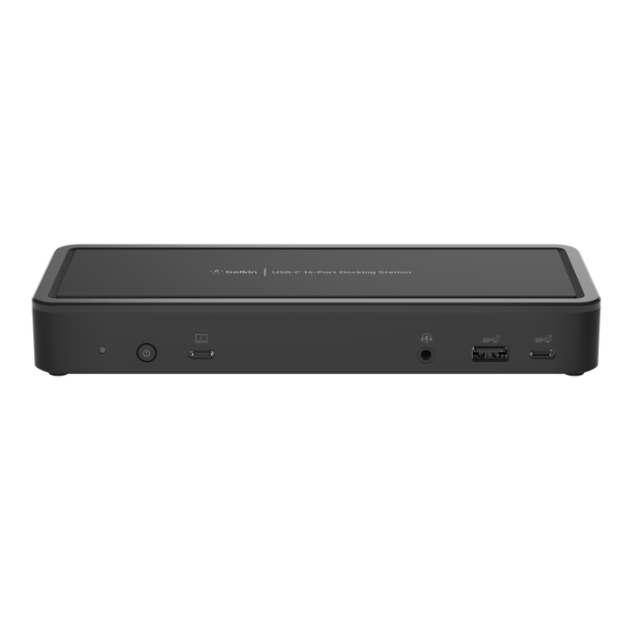 Estación de acoplamiento USB-C, 14 puertos, USB-C de 65 W (con la certificación Works With Chromebook), Negro, hi-res