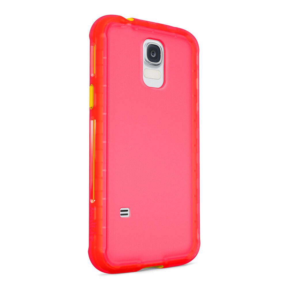 Galaxy S5용 AIR PROTECT&trade; 그립 익스트림 보호 케이스, Paparazzi Pink/Citrus, hi-res