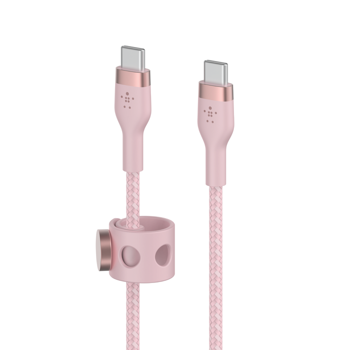 USB-C to USB-C Cable, Pink, hi-res