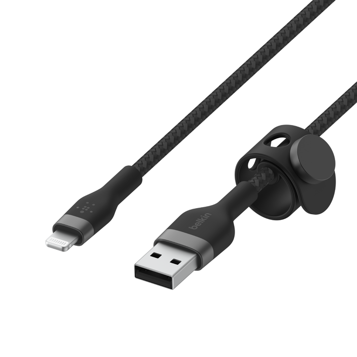 Silicone Lightning to USB-A Cable - 30x More Durable