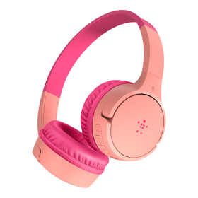 어린이용 무선 온이어 헤드폰, 분홍색, hi-res