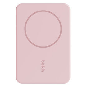 Batteria esterna wireless magnetica 5K + supporto, Blush Pink, hi-res