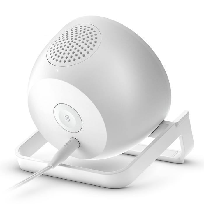 Bluetooth Speaker + 10W Wireless Charger, White, hi-res
