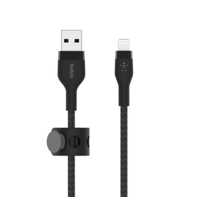 USB-A 至Lightning連接線, Black, hi-res