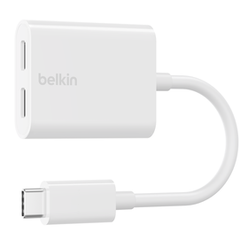 Belkin Adaptateur USB C RockStar USB-C audio + recharge (adaptateur audio  avec USB-C Power