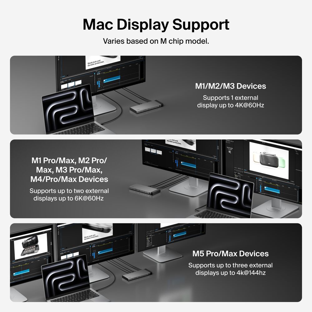 Thunderbolt 5 Dock, Gray, hi-res