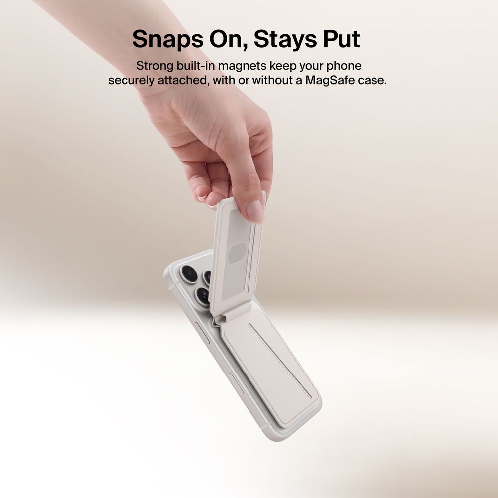 Wallet Stand with Bluetooth Tracker, Sand, hi-res
