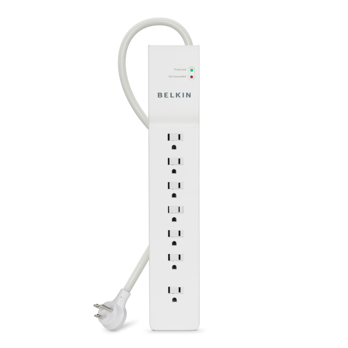 7-Outlet Commercial Surge Protector 7' Cord, , hi-res