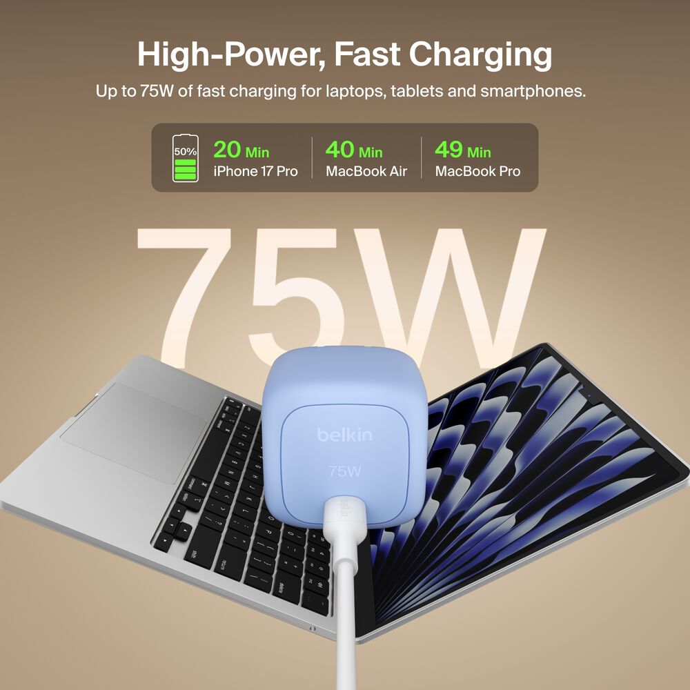 GaN Wall Charger 75W, , hi-res