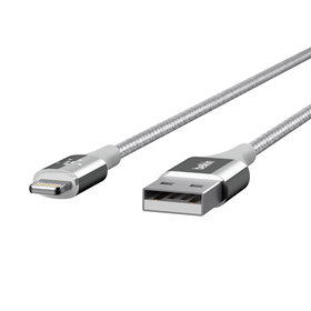 Mixit DuraTek™ Lightning to USB Cable, Silver, hi-res